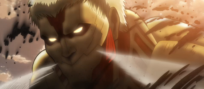 Armored Titan letting off steam