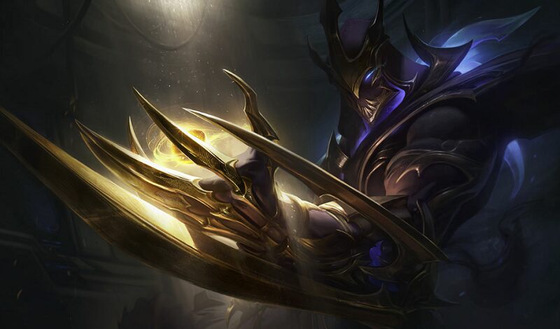 Galaxy Slayer Zed looking at his golden gauntlet in the dark