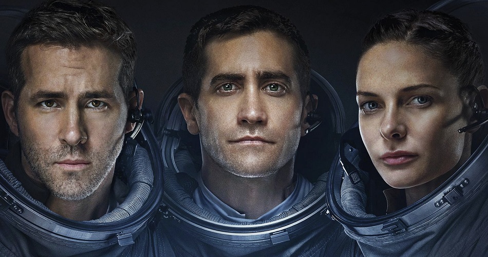 Life characters Jake Gyllenhaal, Rebecca Ferguson and Ryan Reynolds