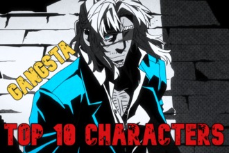 Worick Arcangelo in black and white with blue suit in Gangsta.