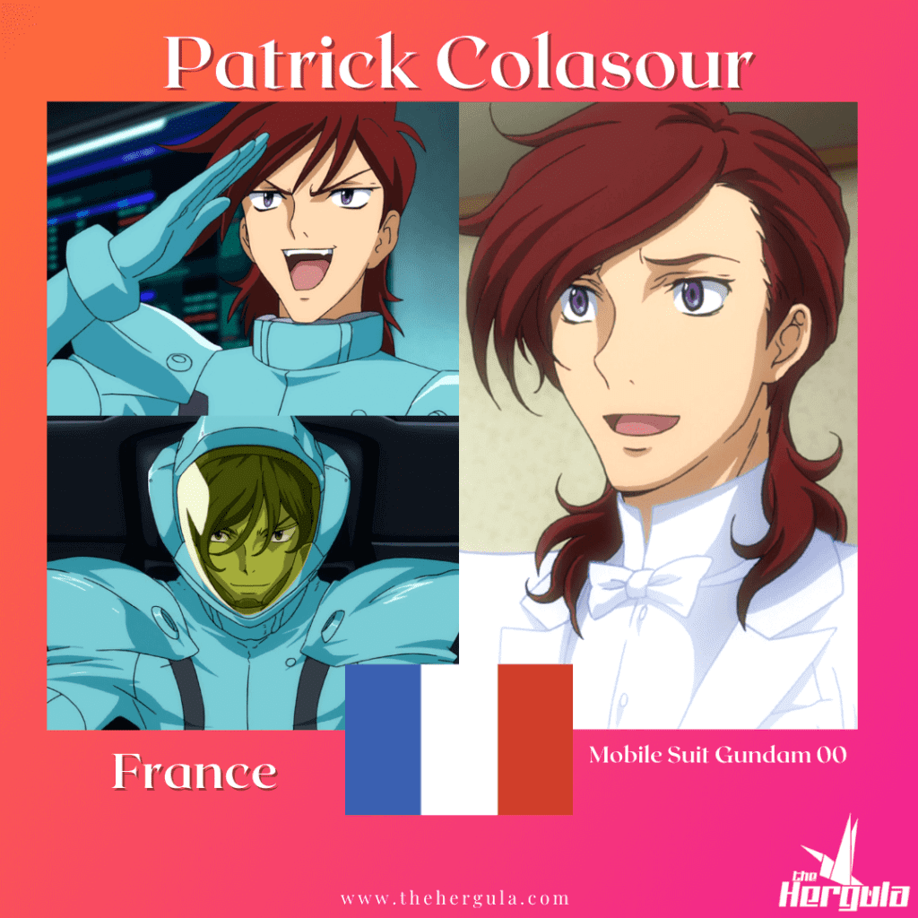 Patrick Colasour pictures and a flag of France