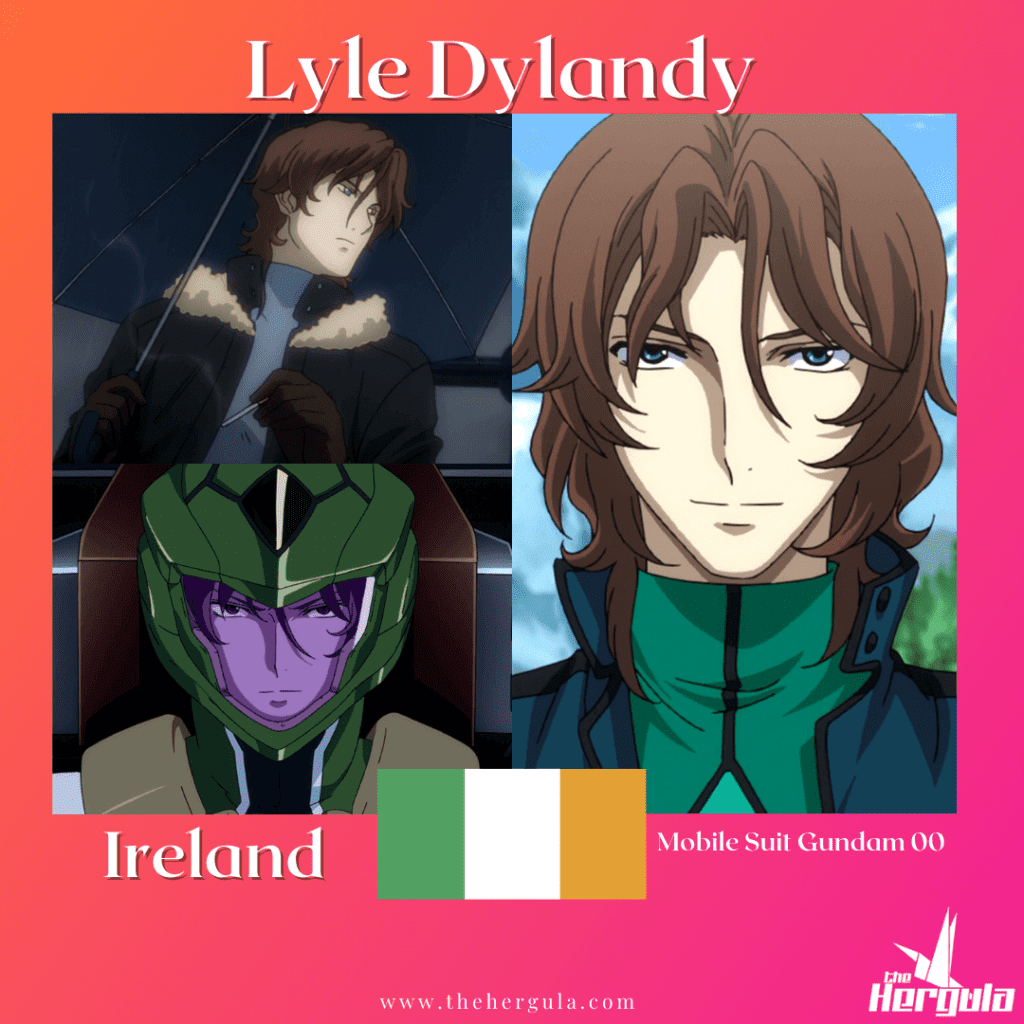 Lyle Dylandy image collage with the Irish flag and text