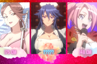 Triage X girls with height numbers from shortest to tallest.